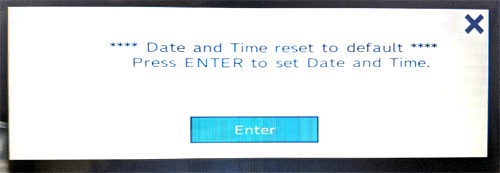 dynabook バッテリDate and Time reset to default　CMOS
